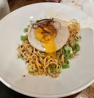 Chili noodles  at Beyond Sushi in New York City