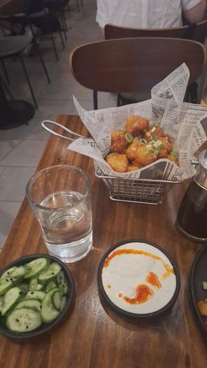 Cauliflower wings at Beyond Sushi in New York City