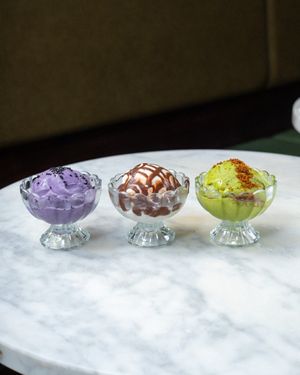 Ice Cream Trio at Beyond Sushi in New York City