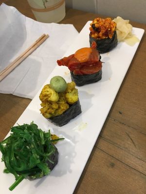 Sushi special at Beyond Sushi in New York City