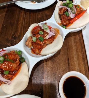 Grilled Chicken Bao ($19) at Beyond Sushi in New York City