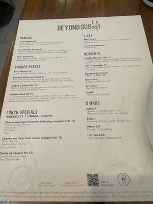  at Beyond Sushi in New York City