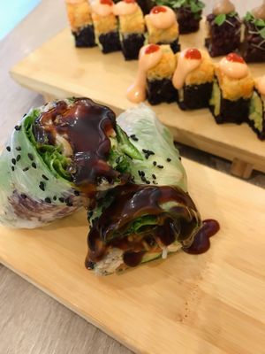 Nutty Buddy was so good! at Beyond Sushi in New York City