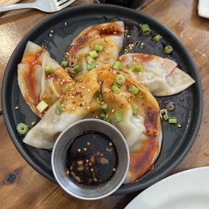 Dumplings  at Beyond Sushi in New York City