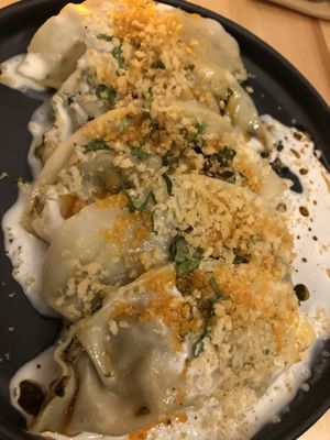 Wantans at Beyond Sushi in New York City