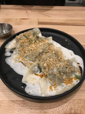 Dumplings  at Beyond Sushi in New York City