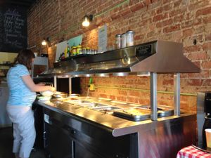 buffet at Govinda's Cafe in Atlanta