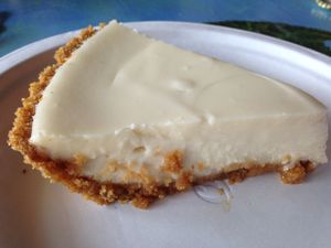 vegan key lime pie  at Govinda's Cafe in Atlanta