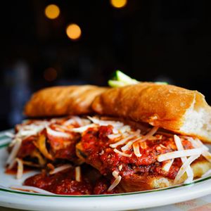 Eggplant Sandwich at Govinda's Cafe in Atlanta