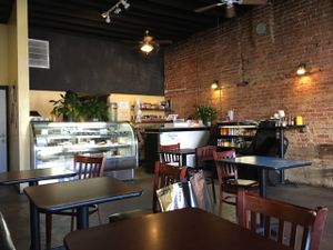 inside  at Govinda's Cafe in Atlanta