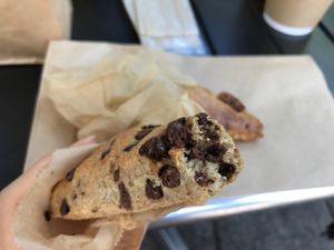 Chocolate scone at Kitsch et Bio in Nagoya