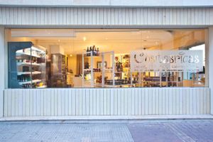 Front of our restaurant at Cositasricas in Ibiza