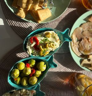 Ensaladilla rusa #Veganuary at Estacion Quimera in Malaga