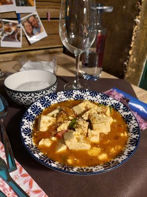 Mapo tofu at Estacion Quimera in Malaga