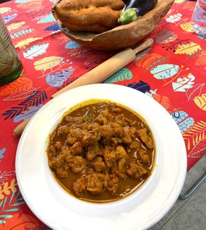 Soja a la moruna at Estacion Quimera in Malaga