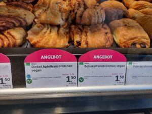 Vegan Danish at denn's Biomarkt - Wehrhahn in Dusseldorf