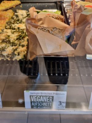 Vegan pastry at denn's Biomarkt - Wehrhahn in Dusseldorf