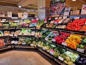 Fruit vegs at denn's Biomarkt - Wehrhahn in Dusseldorf