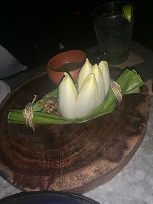 Chicory starter  at Mezzanine in Tulum