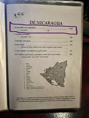 Arroz con vegetales!  at ViaVia in Leon