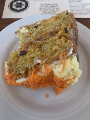 Carrot cake at Ikaro Cafe in Santa Marta