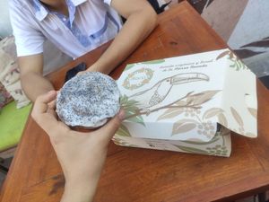 Ponque de limón 🍋 at Ikaro Cafe in Santa Marta