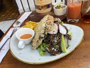 Beirut sandwich 😍   at Ikaro Cafe in Santa Marta