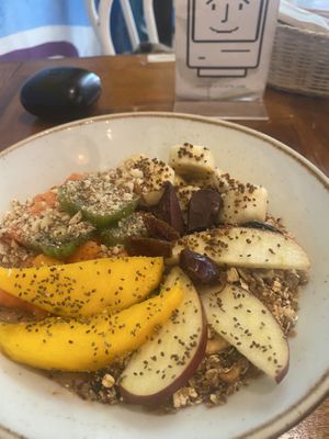 Cacao bowl $22,000  at Ikaro Cafe in Santa Marta