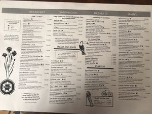 Menú  at Ikaro Cafe in Santa Marta