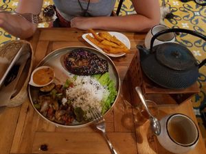   at Ikaro Cafe in Santa Marta