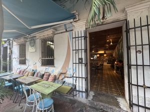 Outside   at Ikaro Cafe in Santa Marta