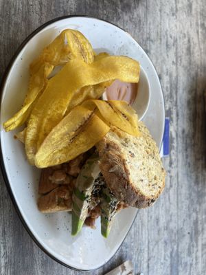 Bombay sandwich   at Ikaro Cafe in Santa Marta