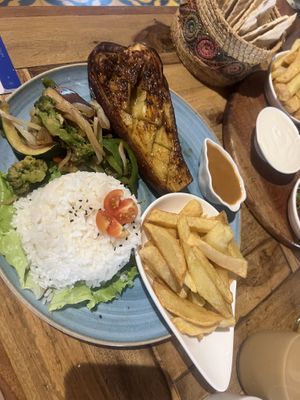 Eggplant   at Ikaro Cafe in Santa Marta