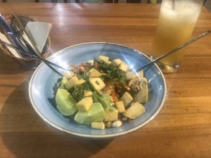 Pad Thai - great flavours at Ikaro Cafe in Santa Marta