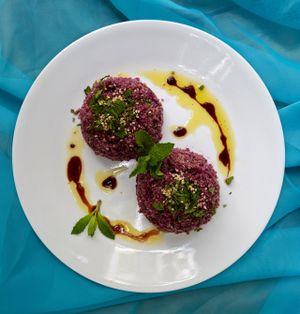 Purple Dream. un ensueño de de las mil y una noches.  at Ikaro Cafe in Santa Marta