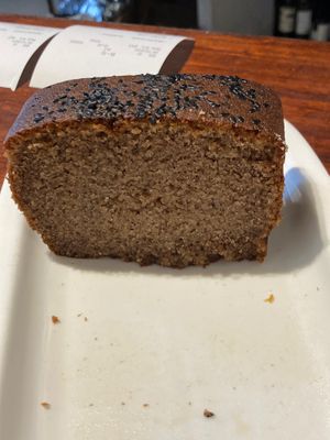 Vegan cake at Kafe Botanika in San Sebastian