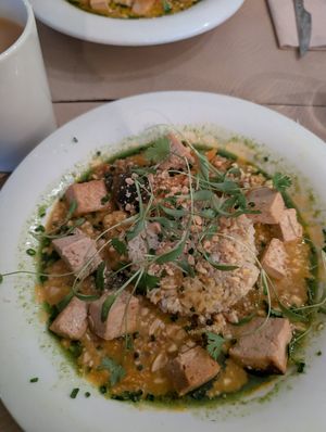 Veggie curry at Kafe Botanika in San Sebastian