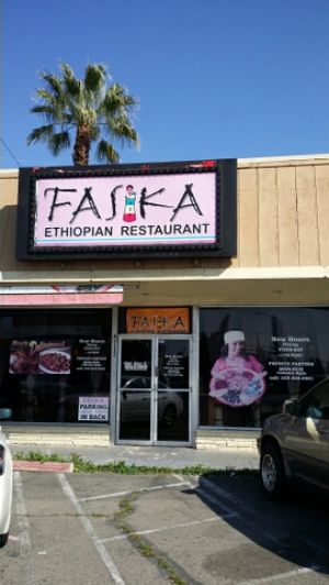 Storefront  at Fasika in Fresno