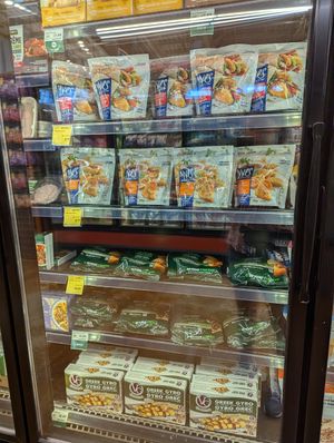 Plant based meats at Whole Foods Market in Oakville
