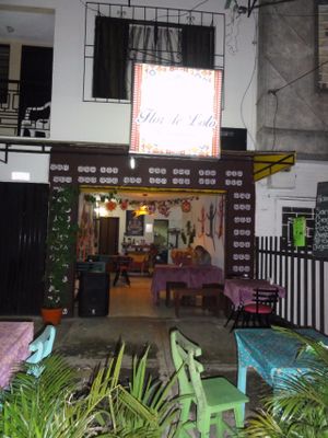 outside at Flor de Loto in Cali