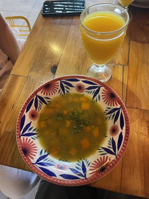 Sopa del día   at Flor de Loto in Cali