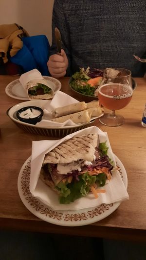 Food at Babaghanoush in Pristina