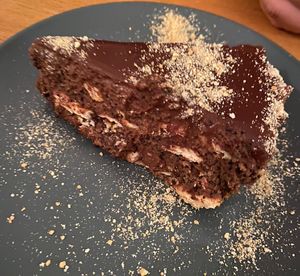 Vegan Chocolate cake  at Babaghanoush in Pristina