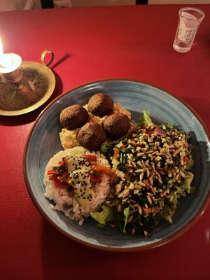 Falafel Bowl  at Babaghanoush in Pristina