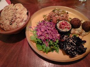 Moon Plate at Babaghanoush in Pristina