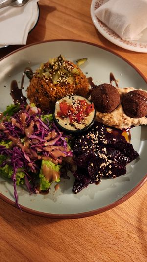 New option on the menu: Moon Plate😋 at Babaghanoush in Pristina