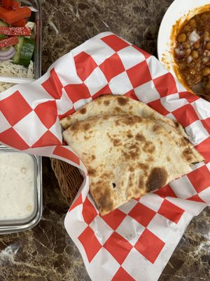 Naan  at Prem Sweets and Restaurant in Brampton