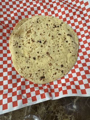 Vegan Tawa Roti - made without butter   at Prem Sweets and Restaurant in Brampton