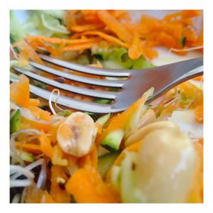 Salad at Centeno Restaurante Vegetariano in Medellin