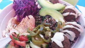 quinoa salad bowl at Falasophy - Food Truck in Anaheim